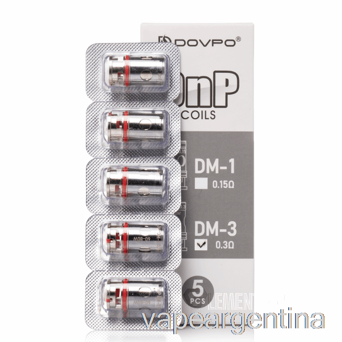 Bobinas De Repuesto Dovpo Dnp 0.3ohm Dnp Dm-3 Bobinas Vape Descartables